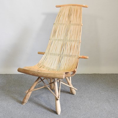 Lot 375 - A garden chair