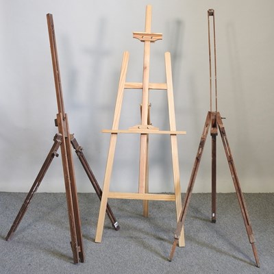 Lot 365 - Three artist's easels