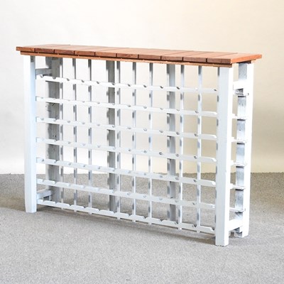 Lot 424 - A wine rack