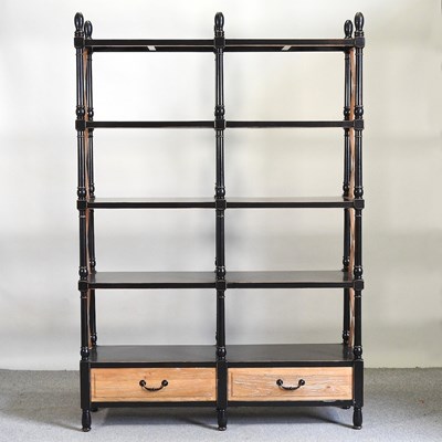 Lot 432 - An open bookcase