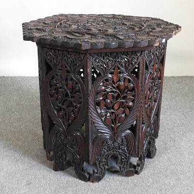 Lot 430 - An Indian occasional table