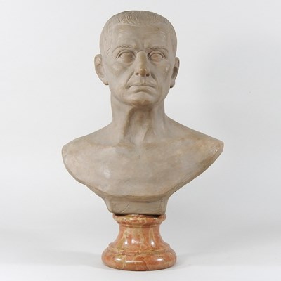 Lot 693 - A portrait bust of a gentleman