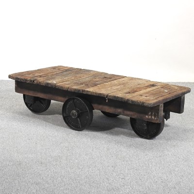 Lot 307 - A vintage trolley