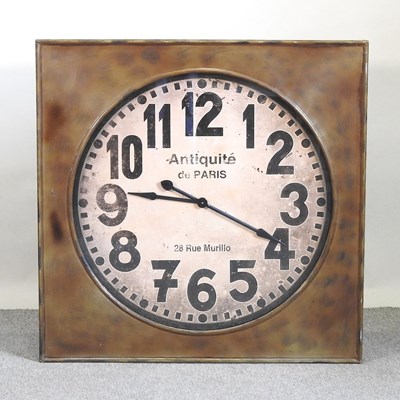 Lot 443 - A wall clock