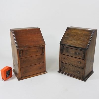 Lot 5 - Two miniature apprentice bureaus