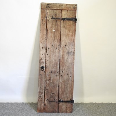 Lot 345 - A wooden door