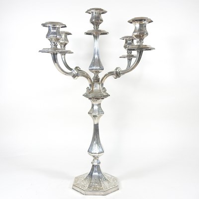 Lot 19 - A candelabra