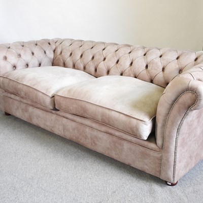 Lot 659 - A chesterfield sofa