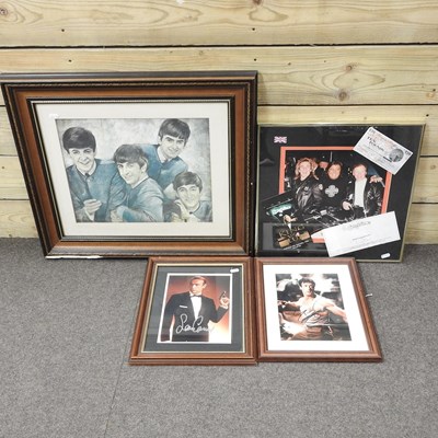 Lot 135 - Three signed photographs