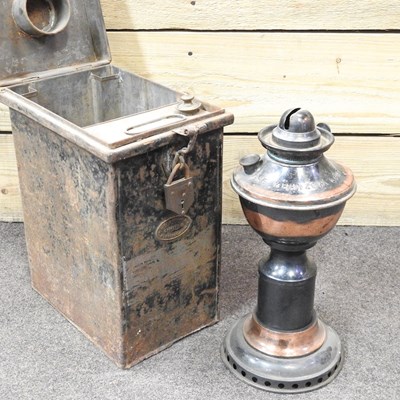 Lot 218 - A Kraszow clockwork lantern